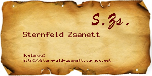 Sternfeld Zsanett névjegykártya